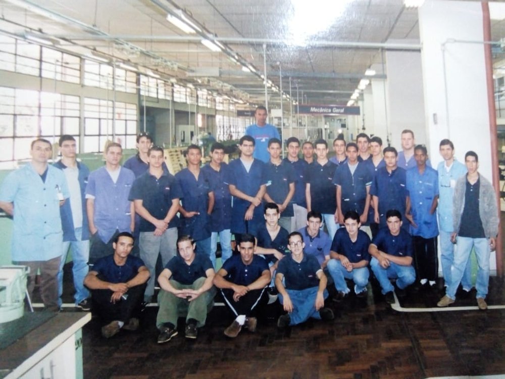 Turma do SENAI em 2001
